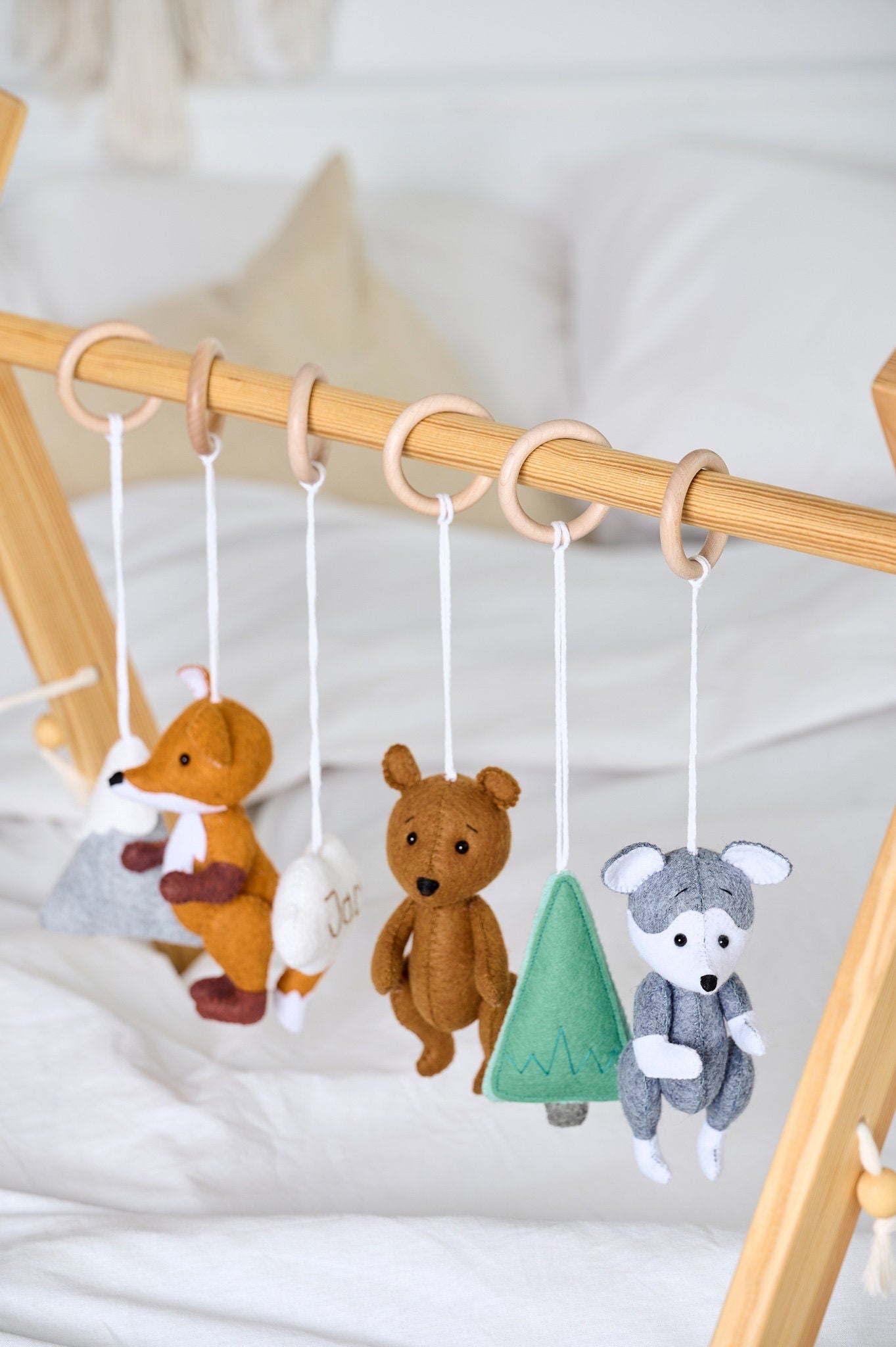 Hanging Toys For Baby Gym - WoollyFox